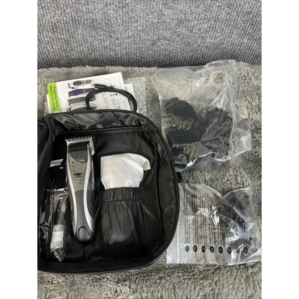 Wahl Li-Ion Max Rechargeable Cordless Haircutting & Touch Up Clippers Kit